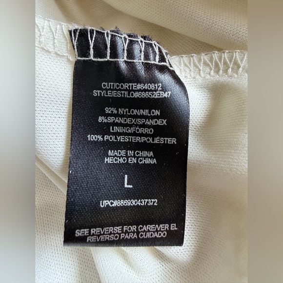 HeartSoul Women’s Ivory Lace Bohemian Maxi Dress Spaghetti Straps Size L (NWT) - Picture 7 of 10